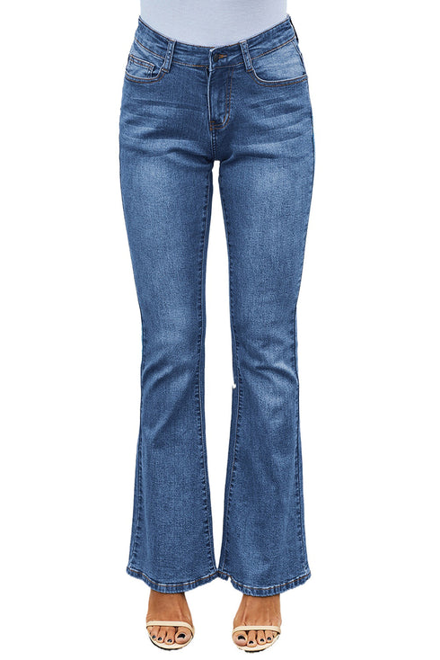 Wash Vintage Wide Leg Jeans